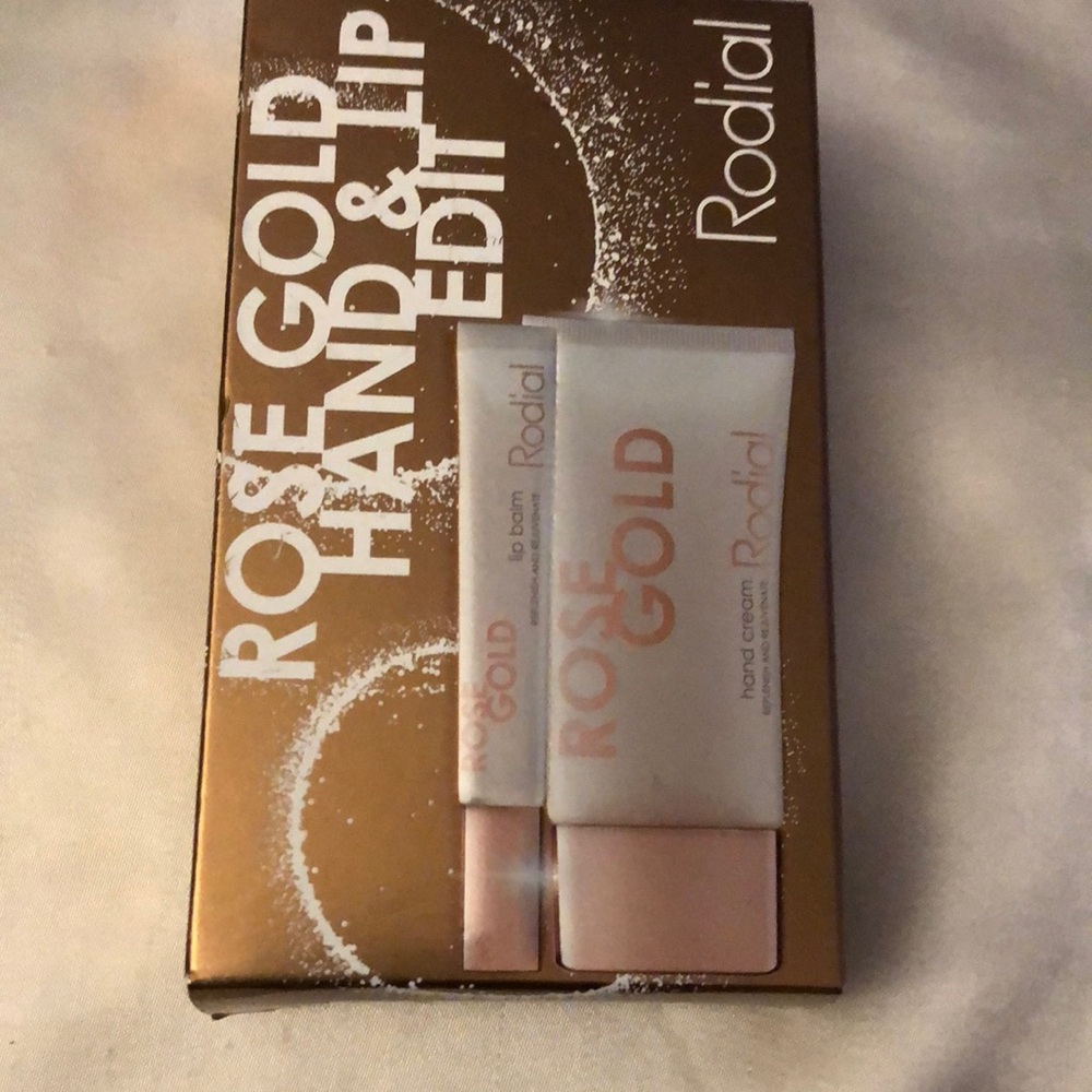 Rodial Rose Gold Hand & Lip Edit 2PC Set Hand Cream Sealed & Lip Balm NIB